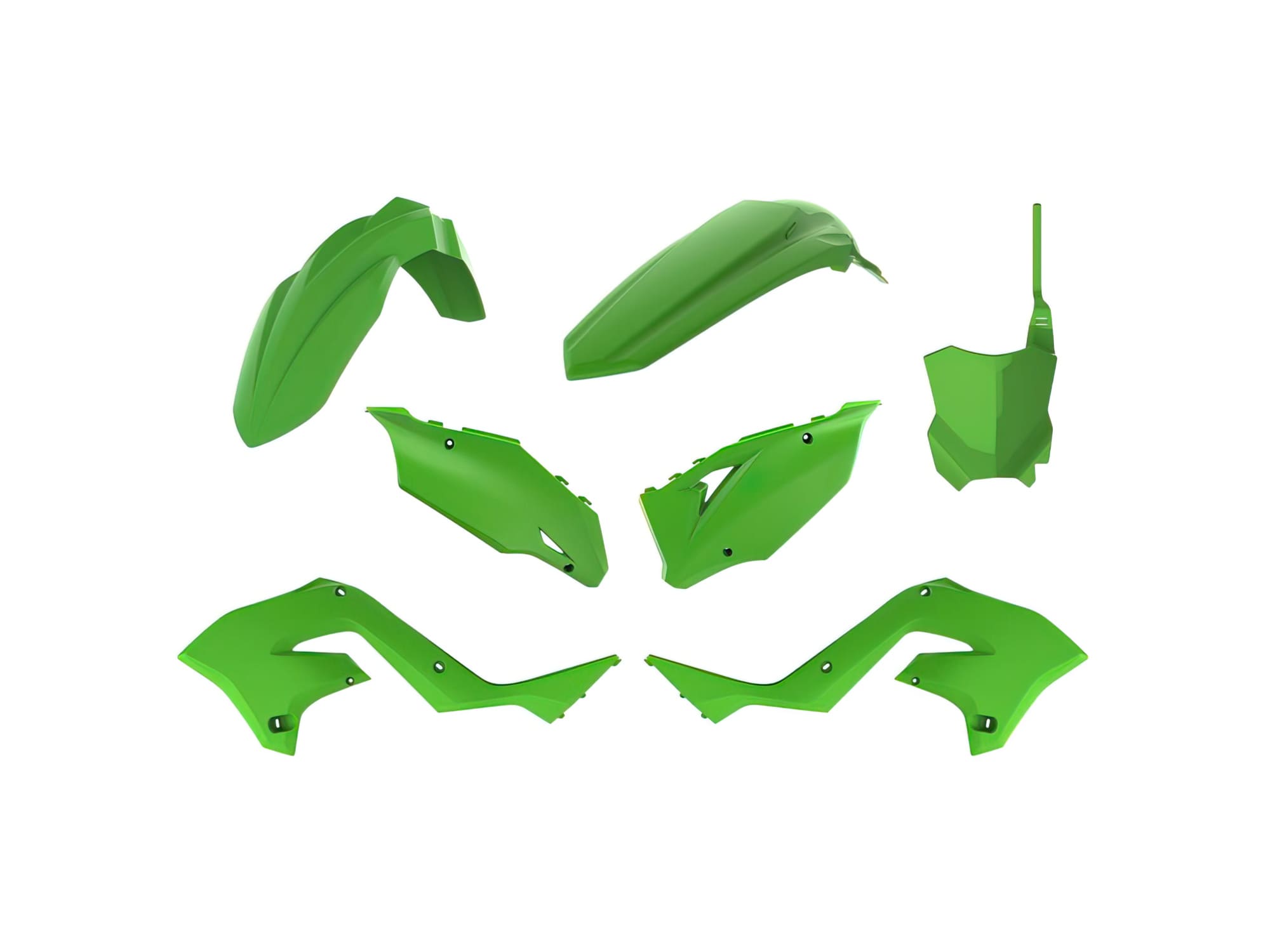POL-90933 Green Polisport Restyle Fairing Kit Kawasaki KX125 / 250
