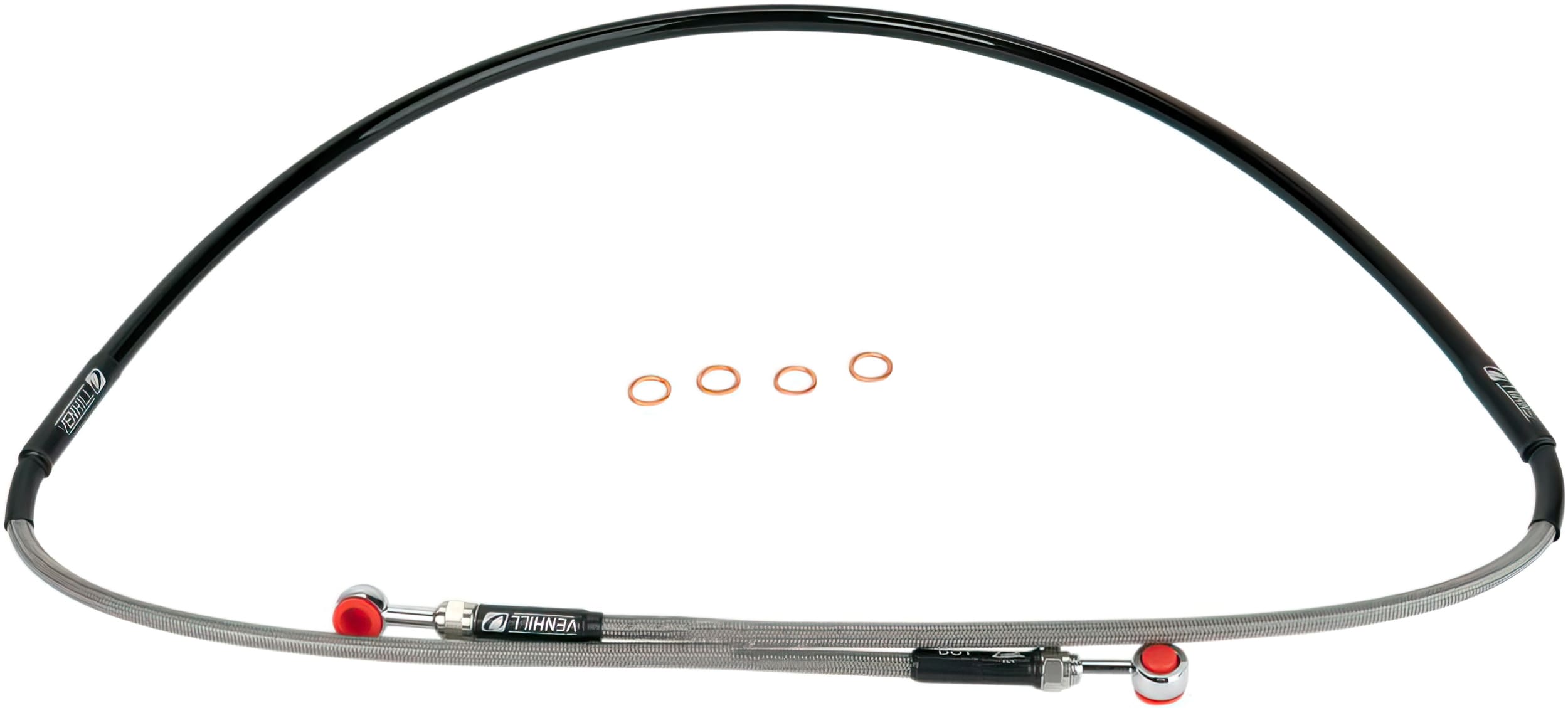 MRMY011048 Tubo Freno anteriore treccia d'acciaio Moose Racing YZ 85, COD: MRMY011048