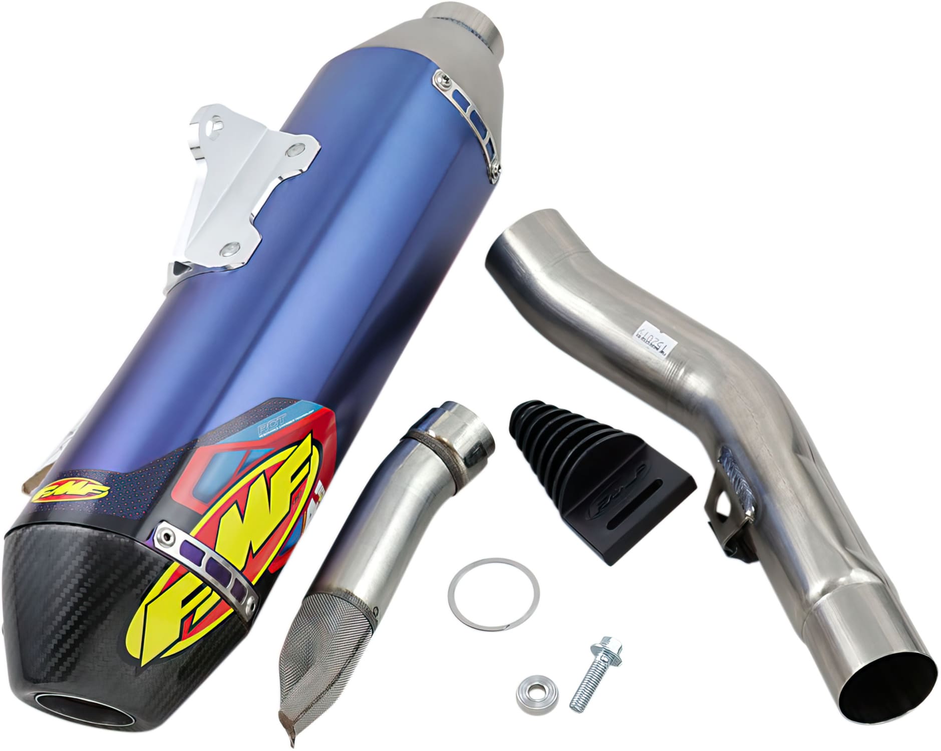 FMF18211959 Silenziatore FMF Factory 4.1 titanio / alluminio RM-Z 250, COD: FMF18211959