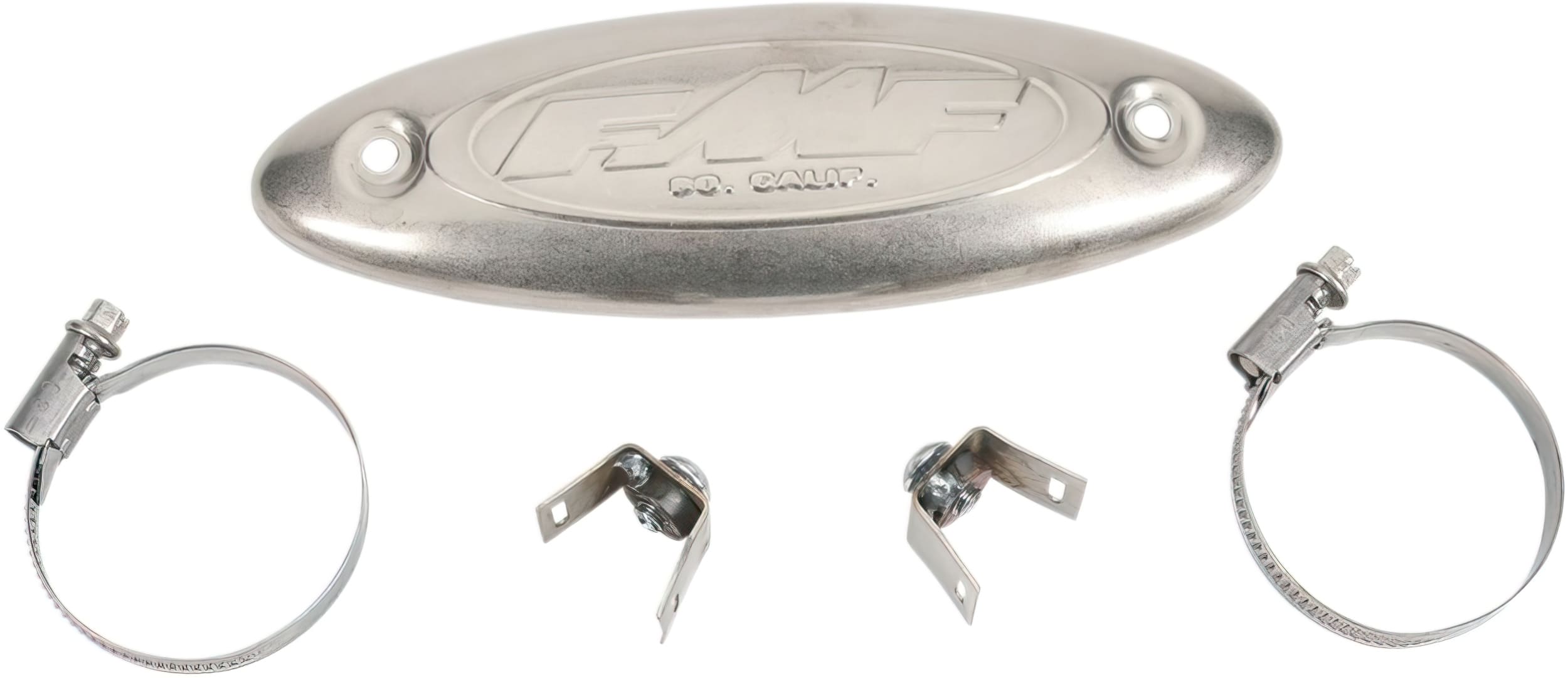 FMF18610169 Protezione scarico universale titanio 4T, COD: FMF18610169