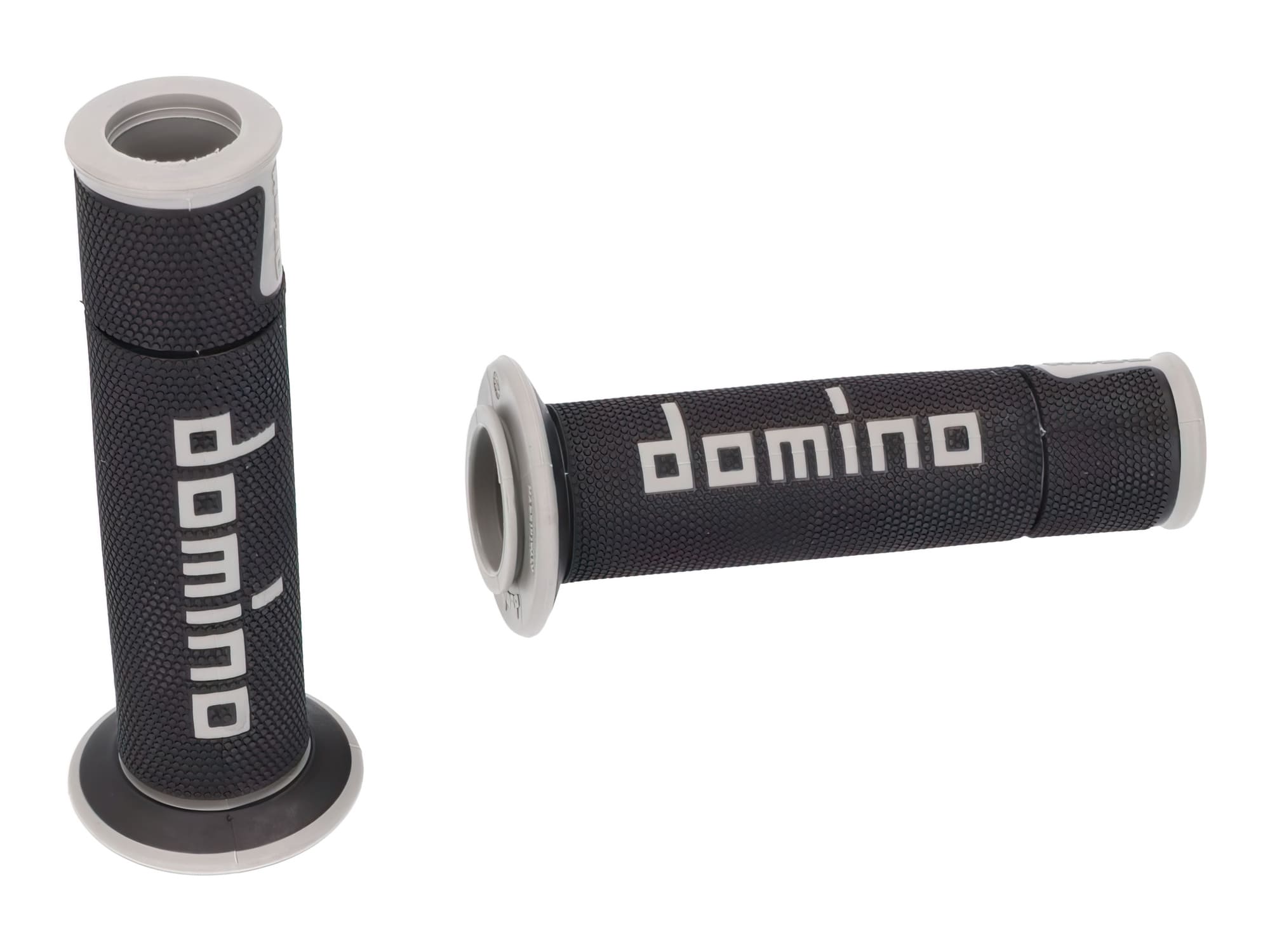 DOM39779RP Manopole Domino A450 On-Road Racing nero / grigio (aperto), COD: DOM39779RP