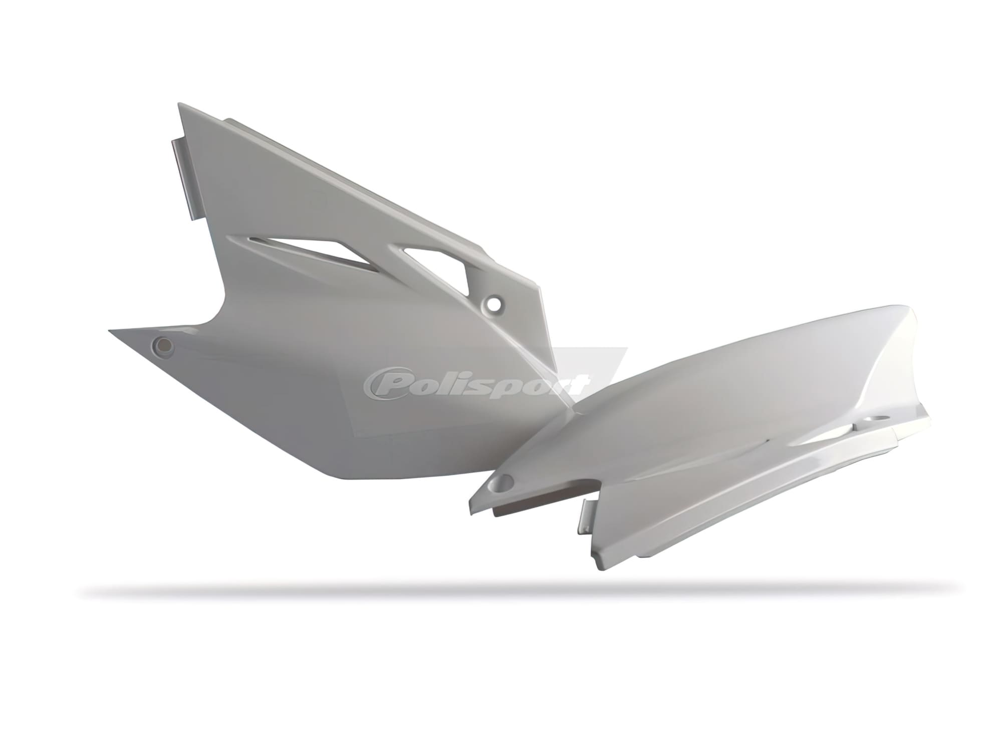 POL-8587000005 Carene laterali Polisport bianco Kawasaki KXF 450, COD: POL-8587000005