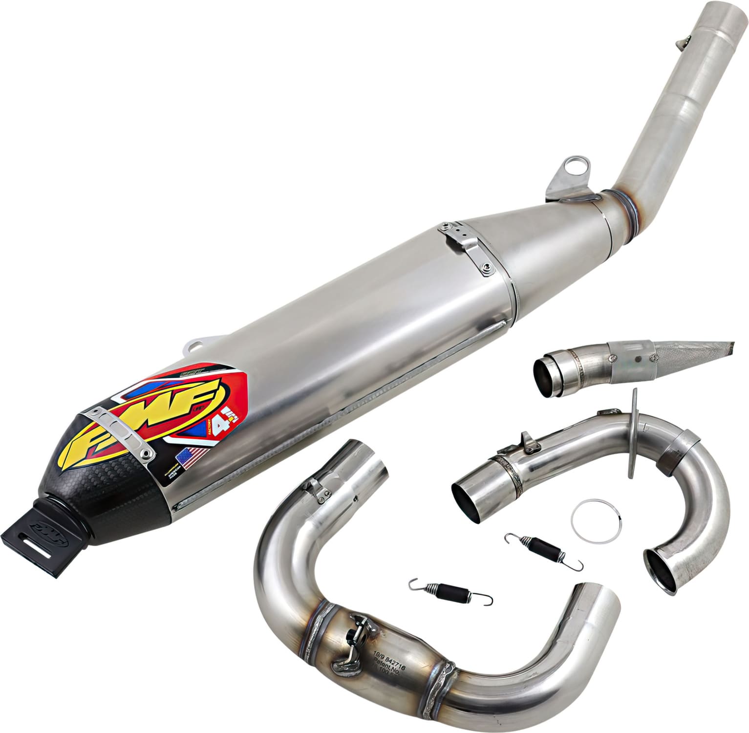 FMF18201931 Marmitta completa FMF Factory 4.1 RCT Megabomb inox YZF 450, COD: FMF18201931