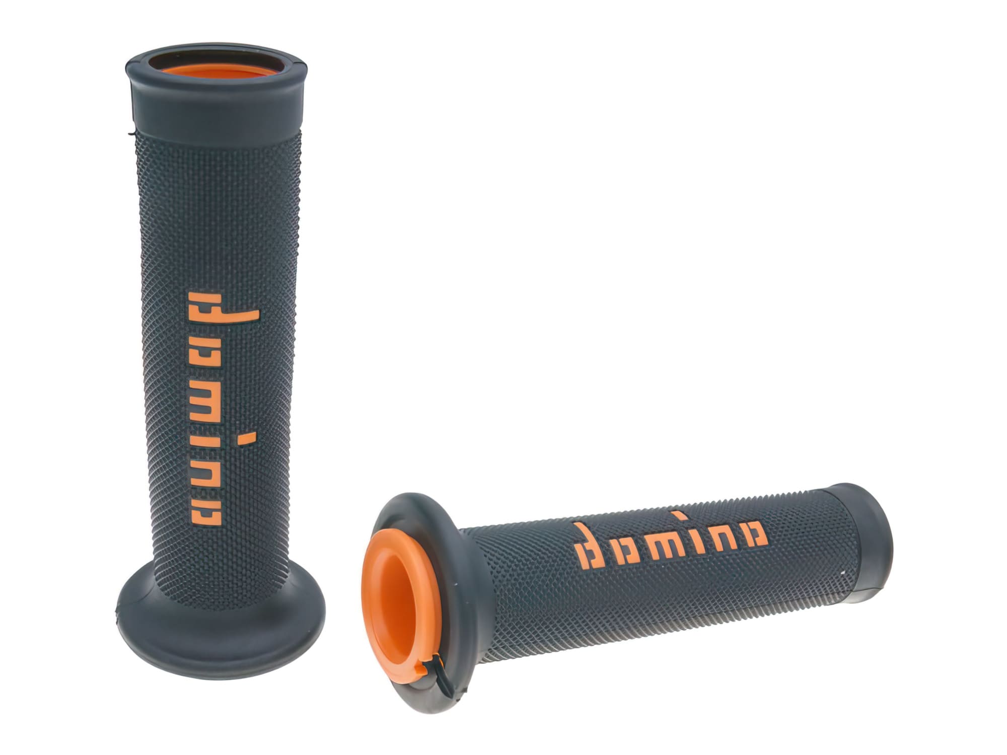 DOM37189RP Manopole Domino A010 On-Road nero / arancione (aperto), COD: DOM37189RP
