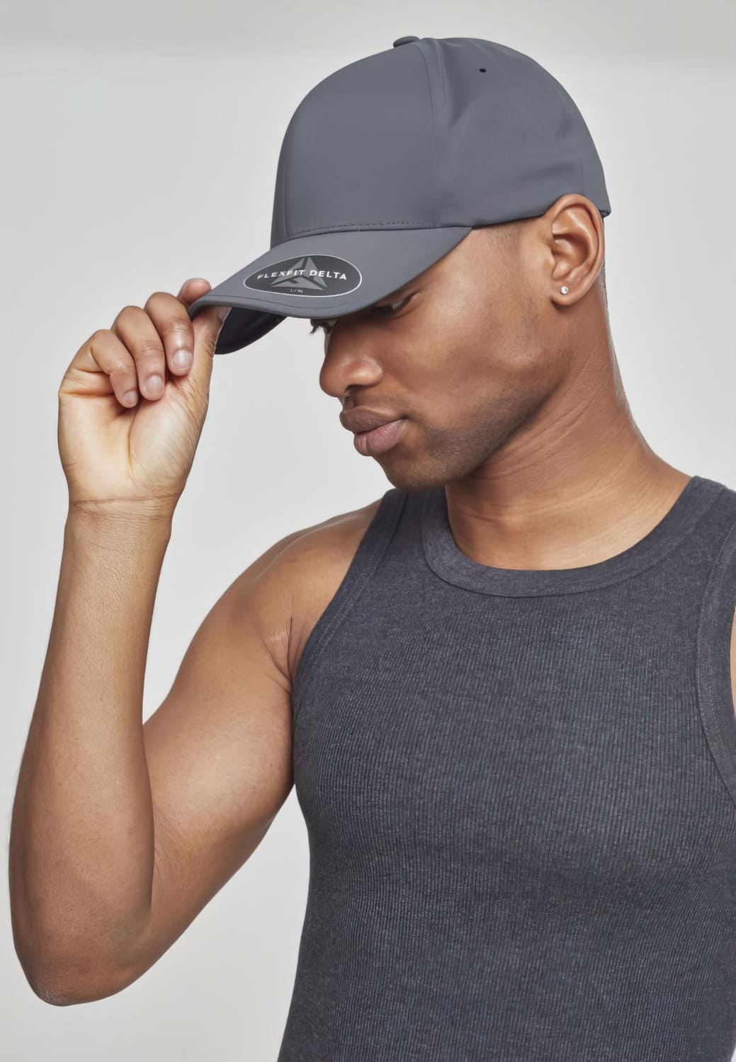 FF-180-00094-0044 Cappellino Flexfit Delta grigio scuro L/XL
