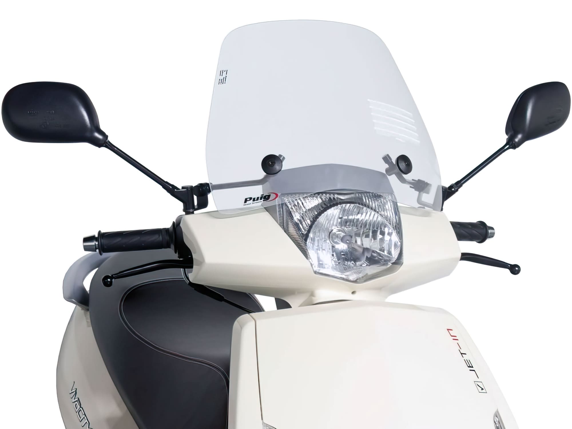 PUI5628W Puig Trafic Windshield Clear Peugeot Vivacity 50 2009-14