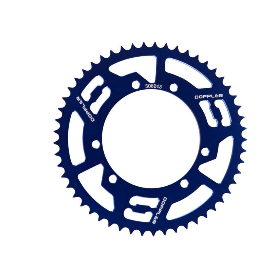 CGN508243 Corona 53 denti - 428 Doppler alluminio CNC blu Sherco Enduro 50, COD: CGN508243