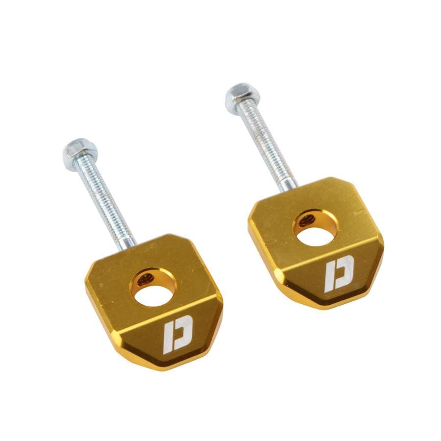 CGN508642 Tendicatena asse ruota 12mm Doppler Alu CNC oro Derbi / Gilera / Aprilia, COD: CGN508642