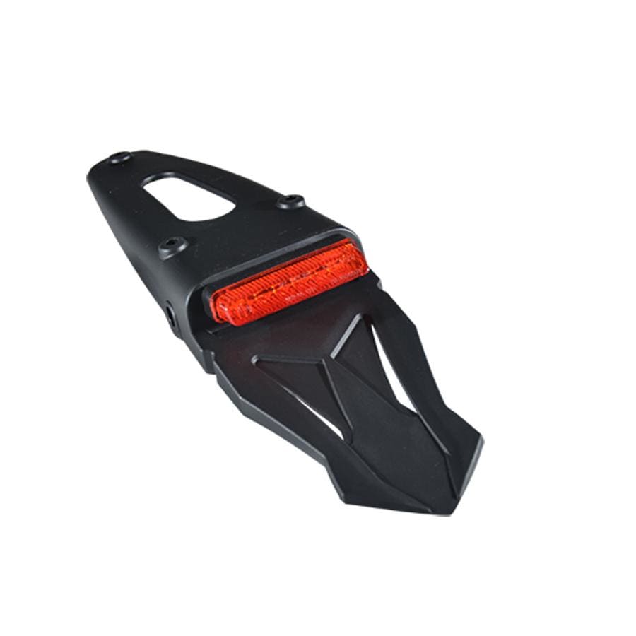 STR-542.88 Porta targa con fanalino rosso 6 LEDS Moto 50cc omologato CE