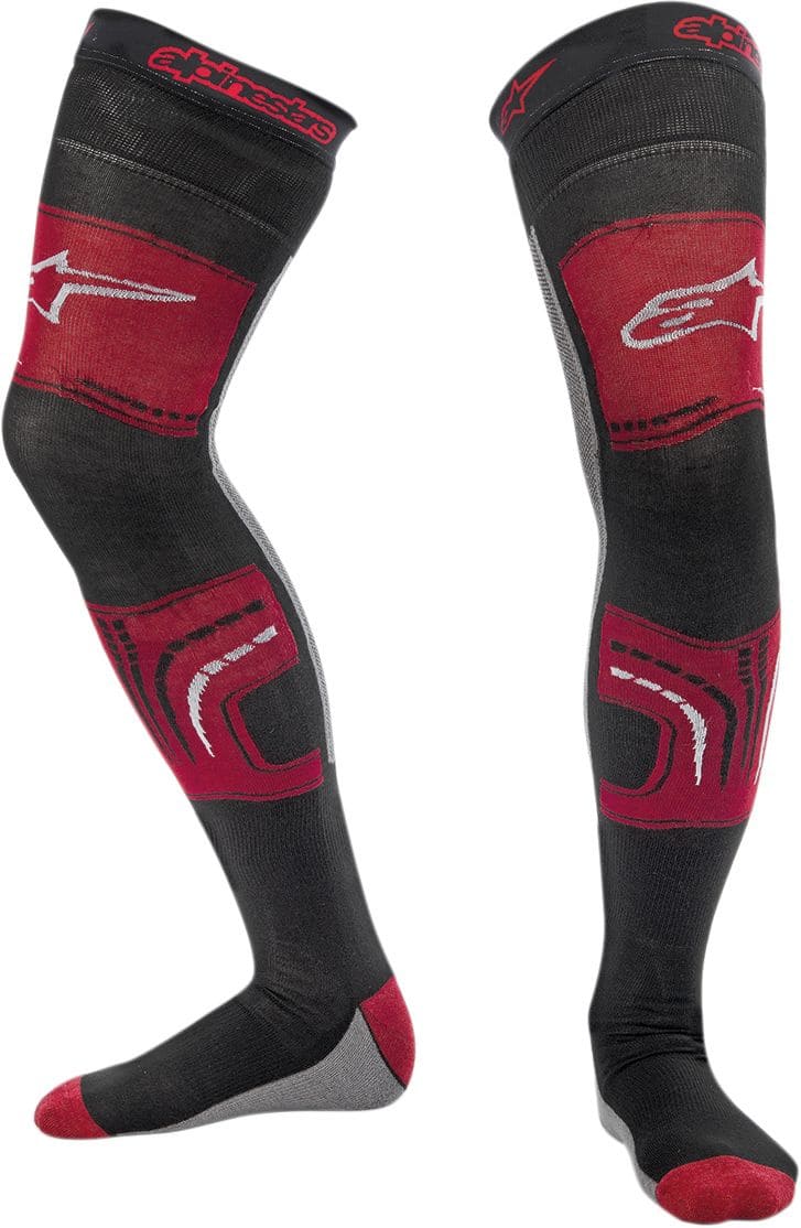 ALP34310227 Alpinestars MX Knee Guard Socks Red / Black L/XL