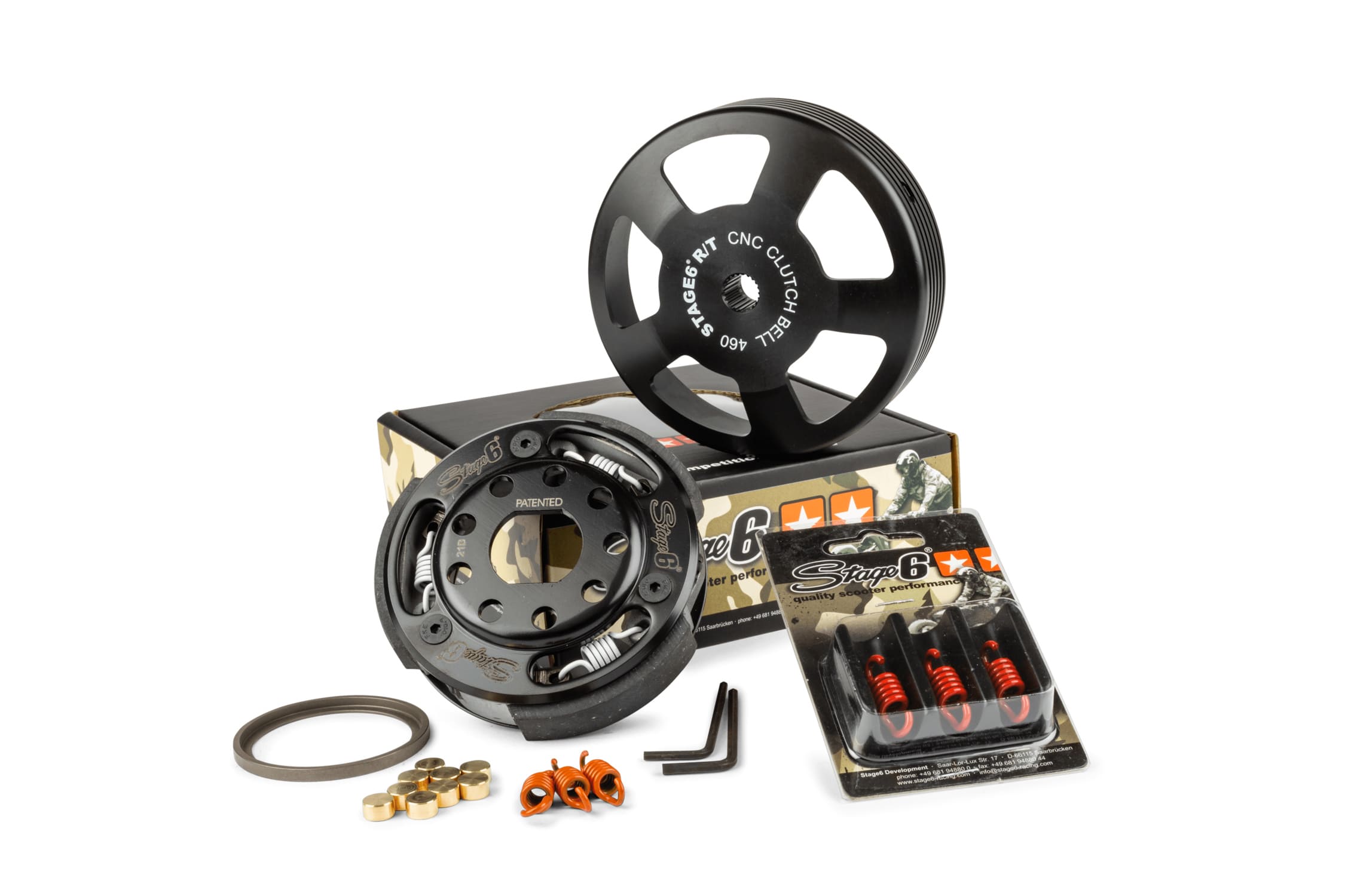 S6-5016602 Kit frizione + campana Stage6 Torque Control MK2 Piaggio / Peugeot, COD: S6-5016602