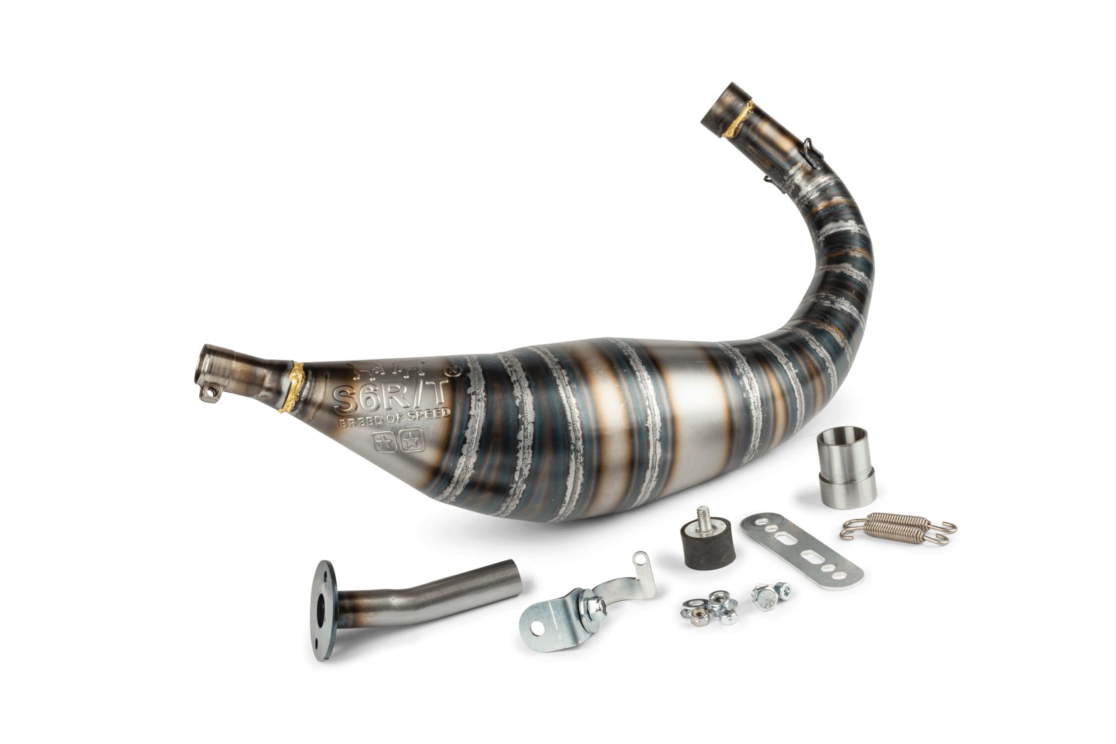 S6-96188851 Marmitta (senza silenziatore) Stage6 R/T 80 - 90cc Minarelli AM6, COD: S6-96188851