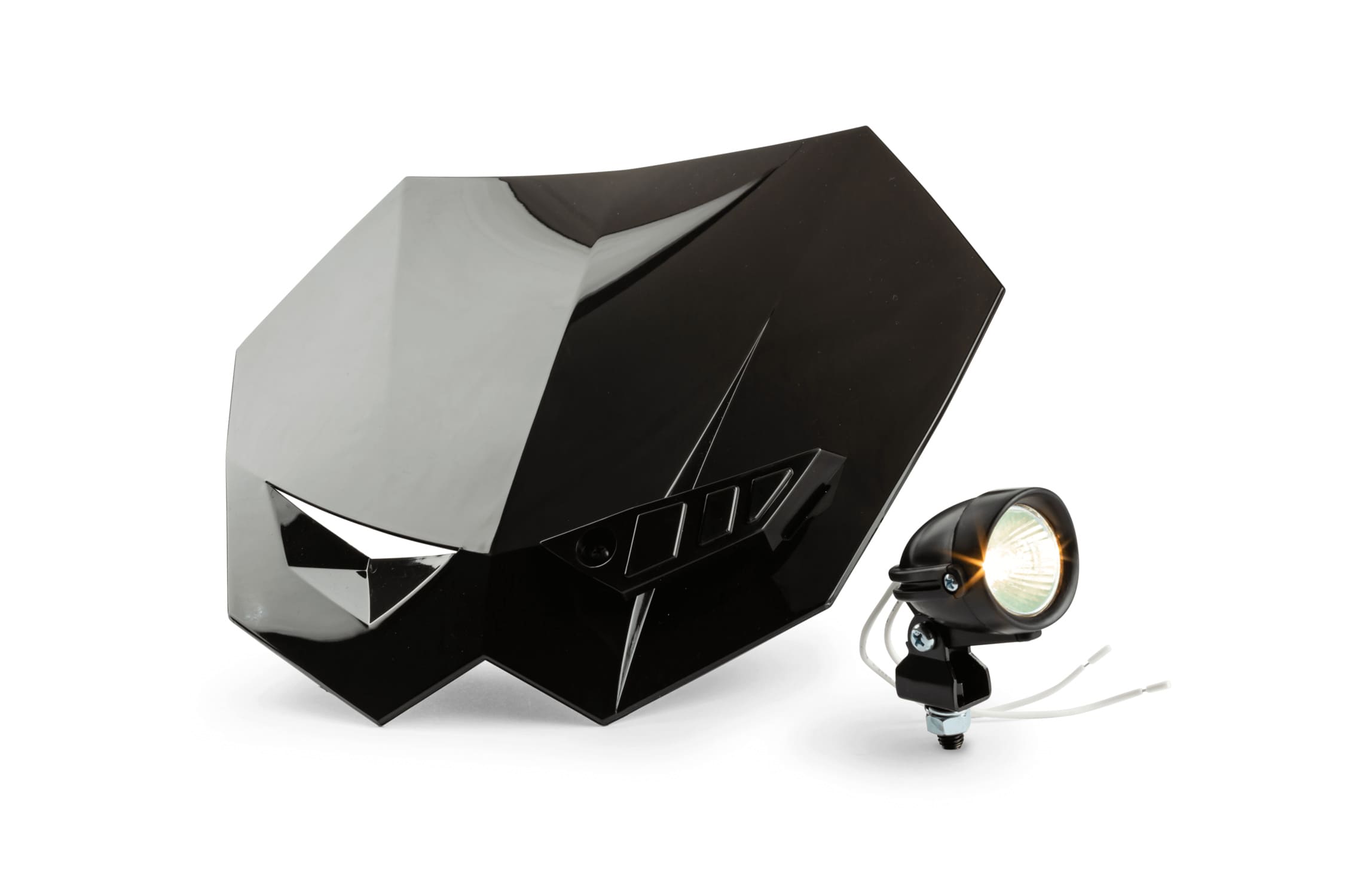 STR-599.50/PACK1 Faro Motocross + luce addizionale Nero, COD: STR-599.50/PACK1