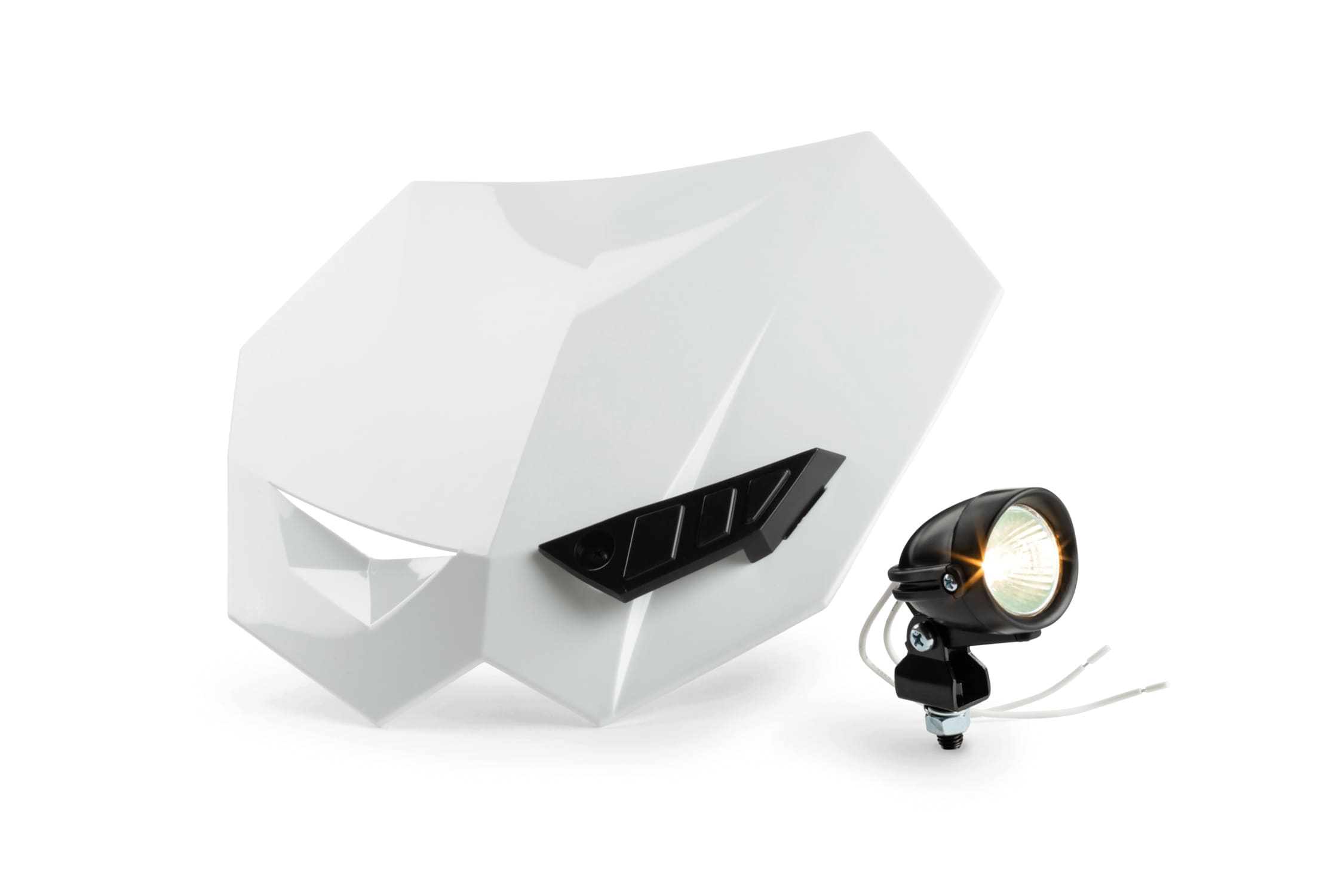 STR-599.50/PACK2 Faro Motocross + luce addizionale Bianco