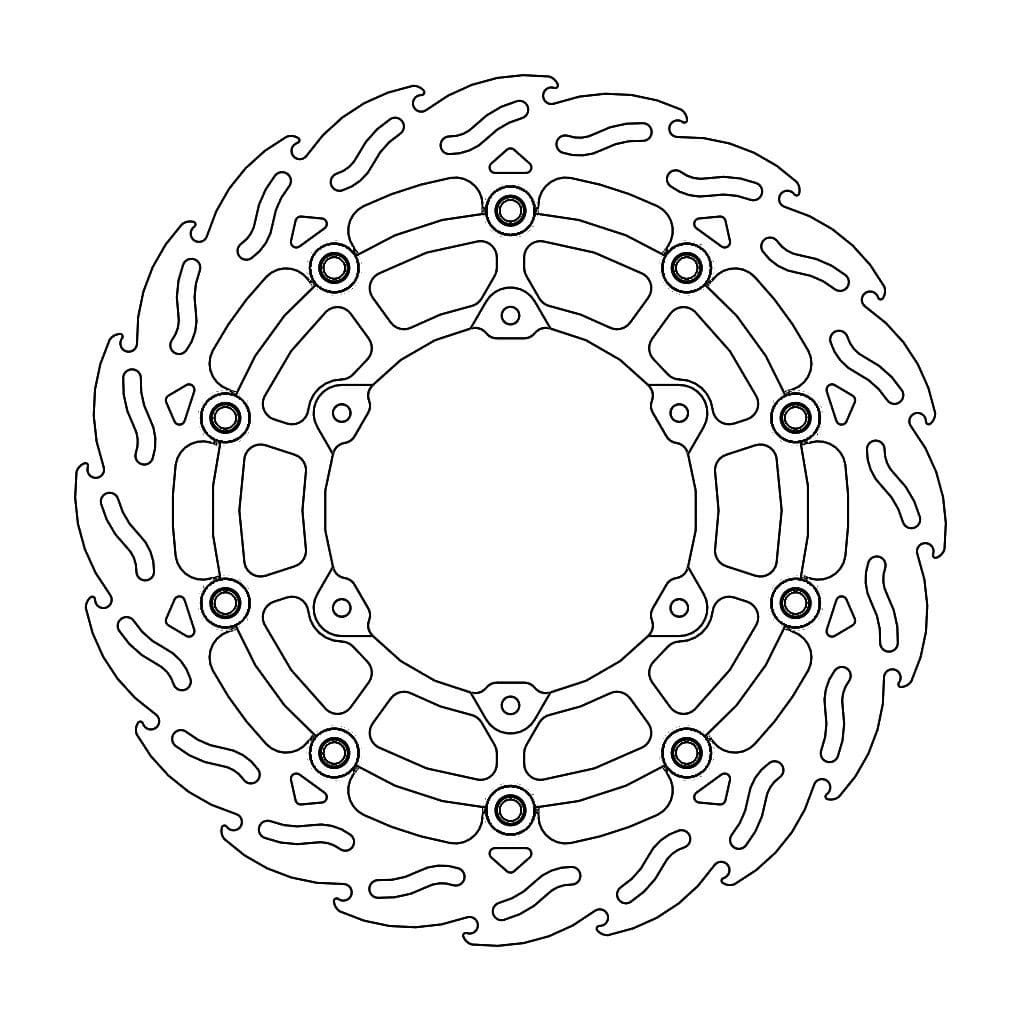 MMAST-17103263 Floating front brake disc Moto Master Flame 320mm Husqvarna 701 (thickness 5mm)