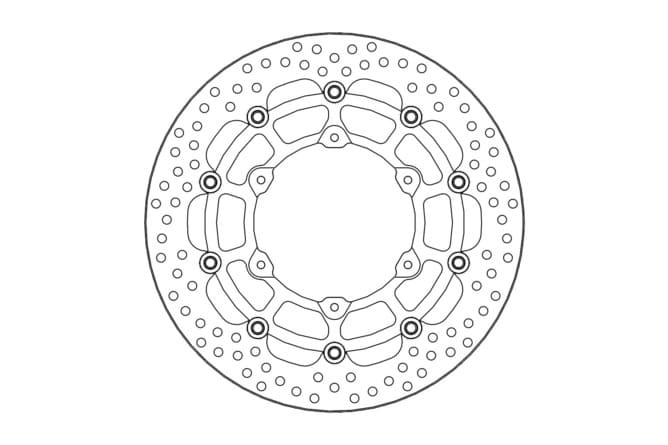 MMAST-17103264 Disco freno posteriore Moto Master Halo Husqvarna 701, COD: MMAST-17103264
