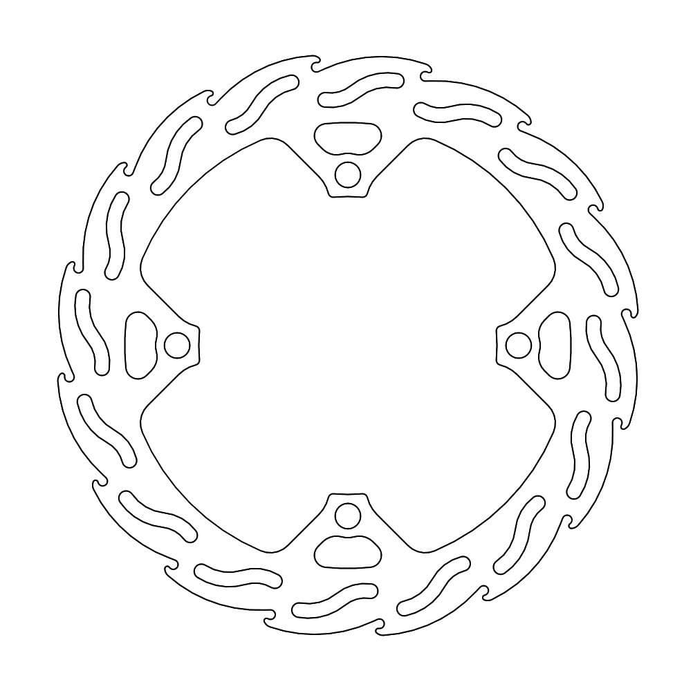 MMAST-17110864 Disco freno Moto Master Nitro posteriore RM-Z 250 / 450, COD: MMAST-17110864