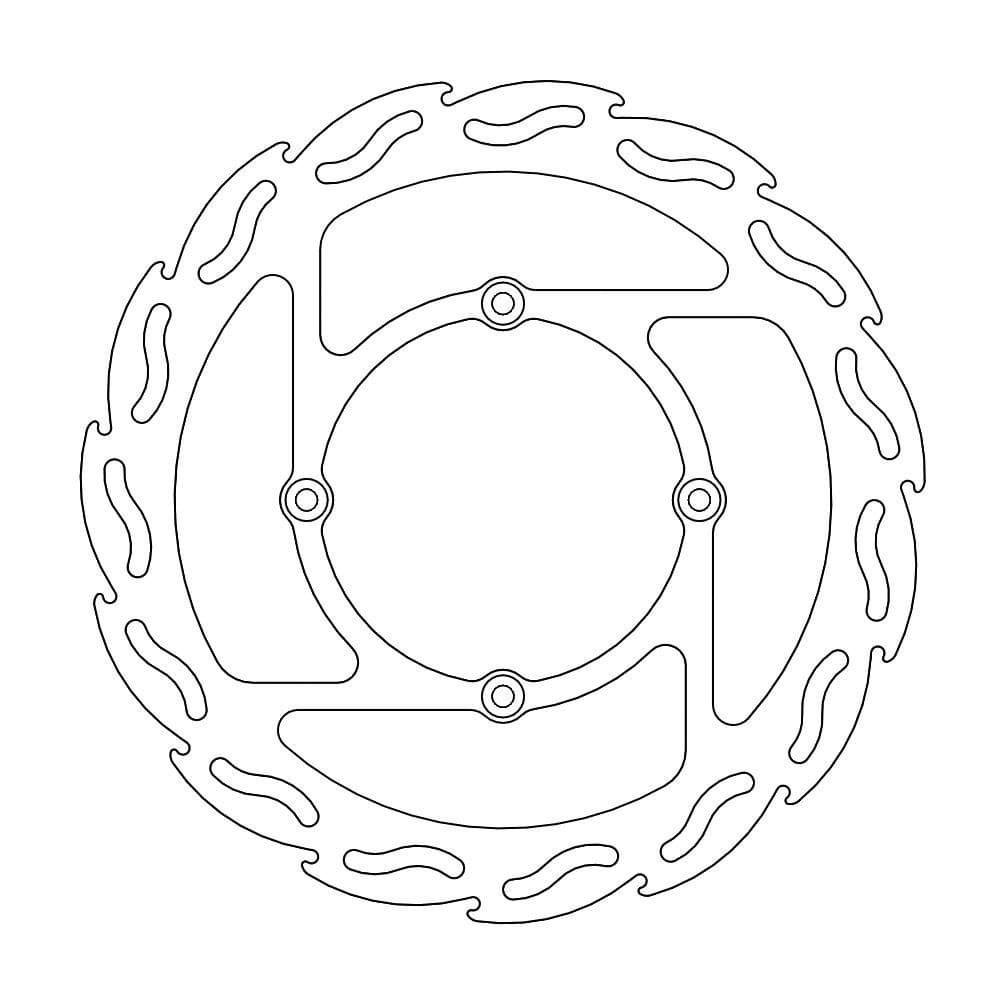 MMAST-17110866 Master Flame Front Brake Disc KX 125 / 250 (Fixed)