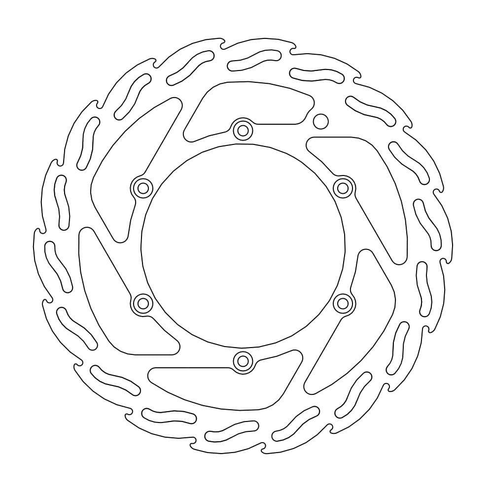 MMAST-17111001 Disco freno Moto Master Flame anteriore Beta RR (fisso), COD: MMAST-17111001
