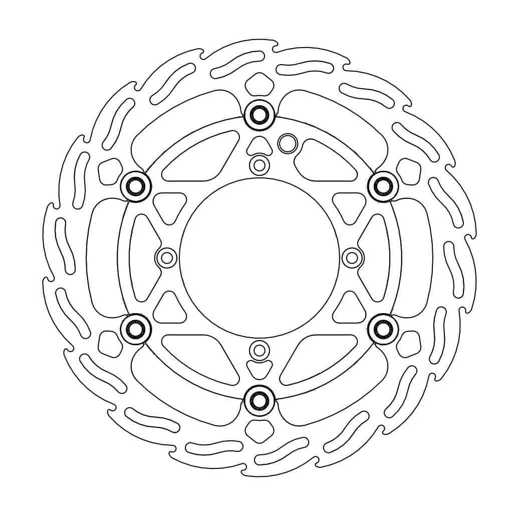 MMAST-17111005 Floating brake disc Moto Master Flame TC / SX 85 260mm