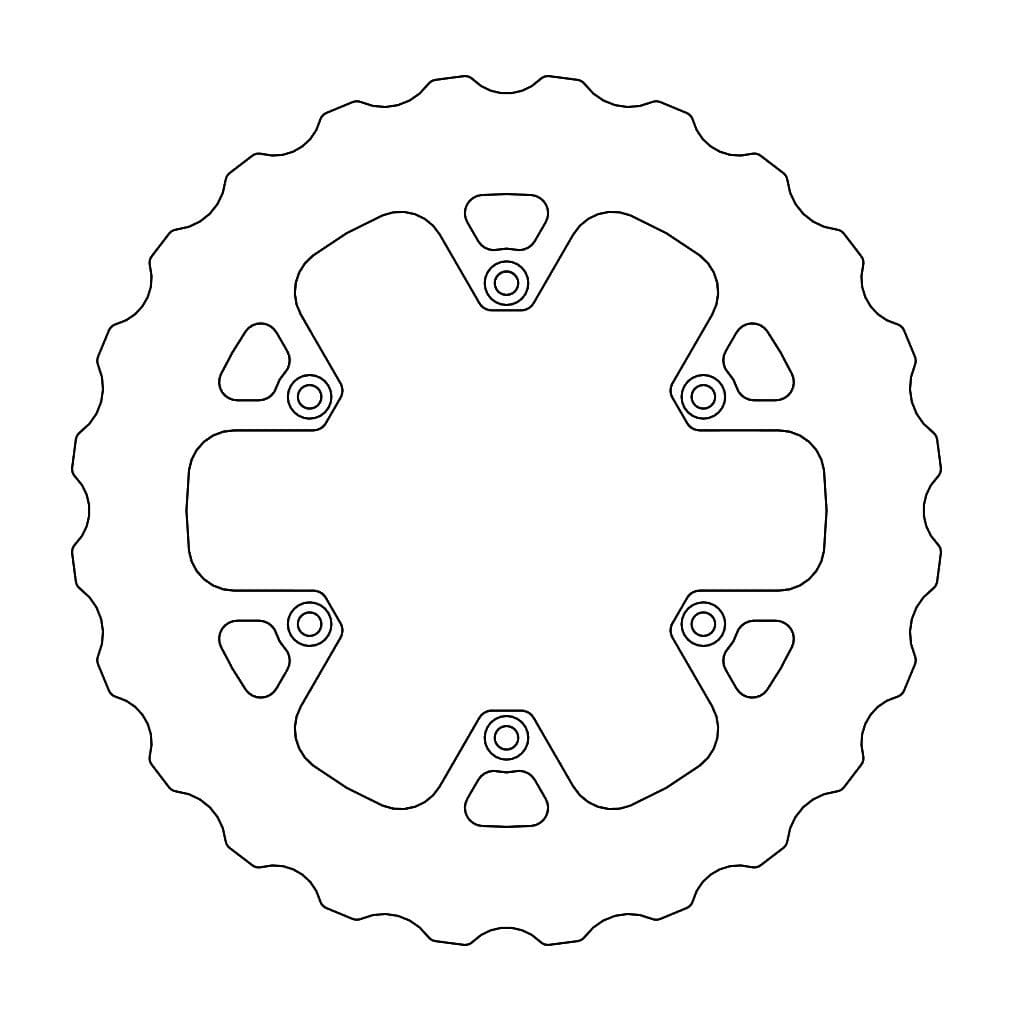 MMAST-17111439 Disco freno posteriore Moto Master Nitro lisse Beta RR, COD: MMAST-17111439