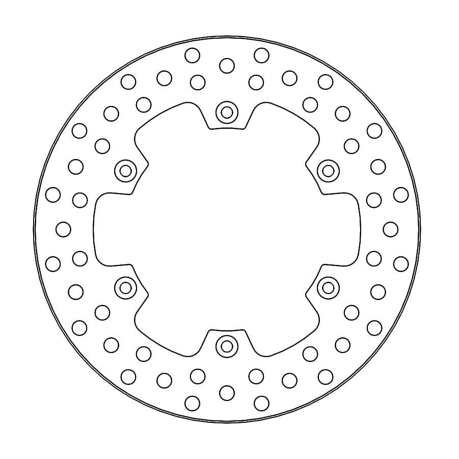 MMAST-17111677 Disco freno Moto Master Vintage posteriore YZ 125 / 250 fino 1997, COD: MMAST-17111677