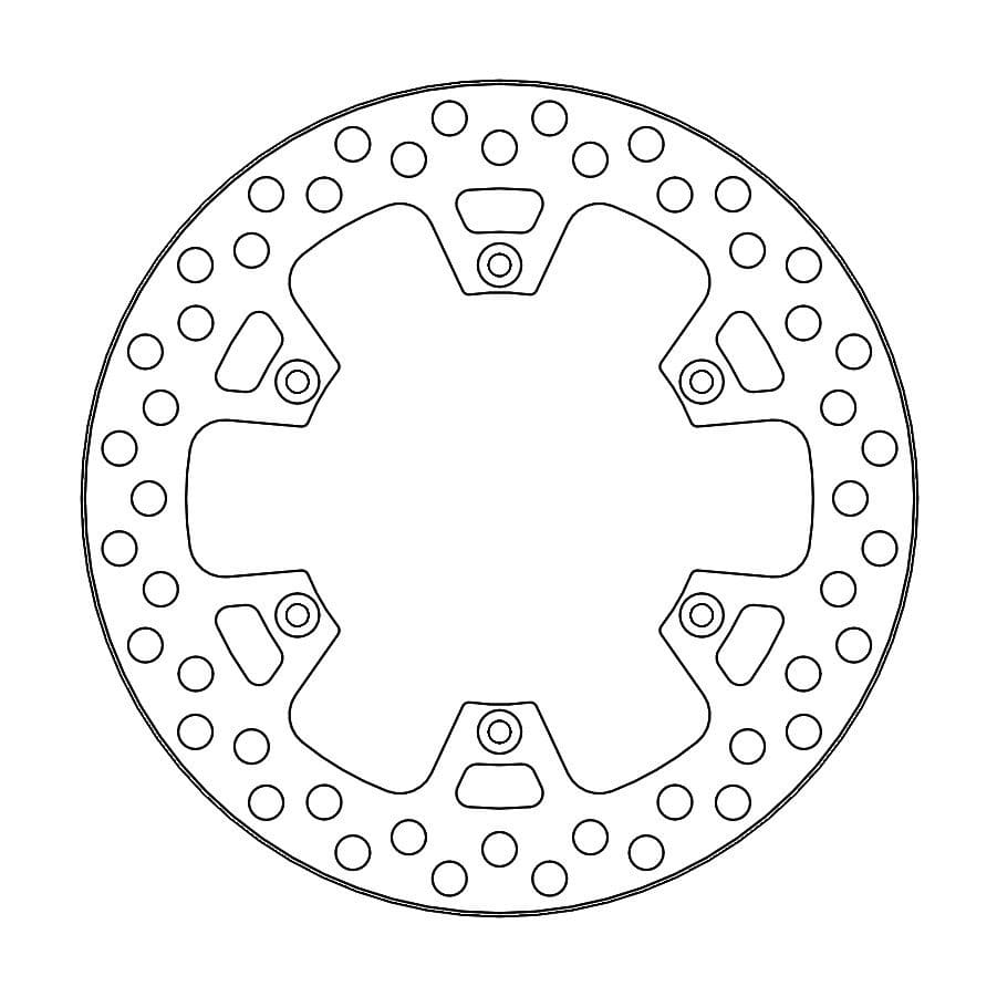 MMAST-17111688 Disco freno Moto Master Vintage posteriore RM 125 / 250 1999 - 2005, COD: MMAST-17111688