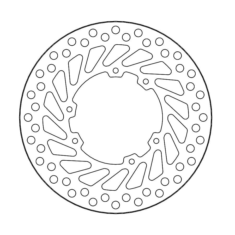 MMAST-17111700 Disco freno Moto Master Vintage anteriore CR / CRF 1995 - 2014, COD: MMAST-17111700