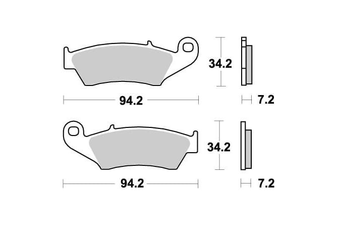 MMAST-17211852 Pastiglie freno anteriore Moto Master Nitro CR / CRF, COD: MMAST-17211852