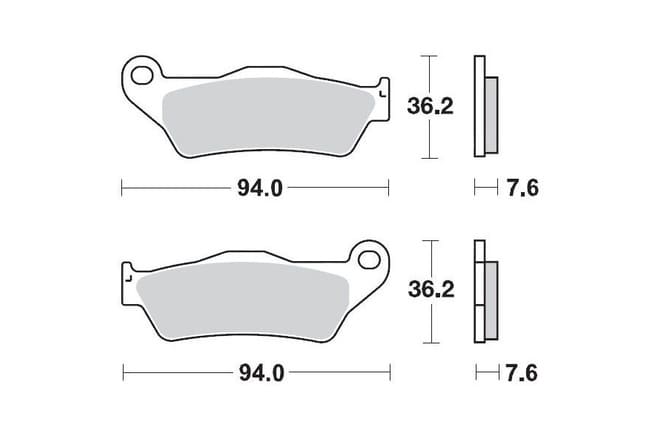 MMAST-17212125 Pastiglie freno anteriore Moto Master Nitro Sport KTM / Husqvarna, COD: MMAST-17212125