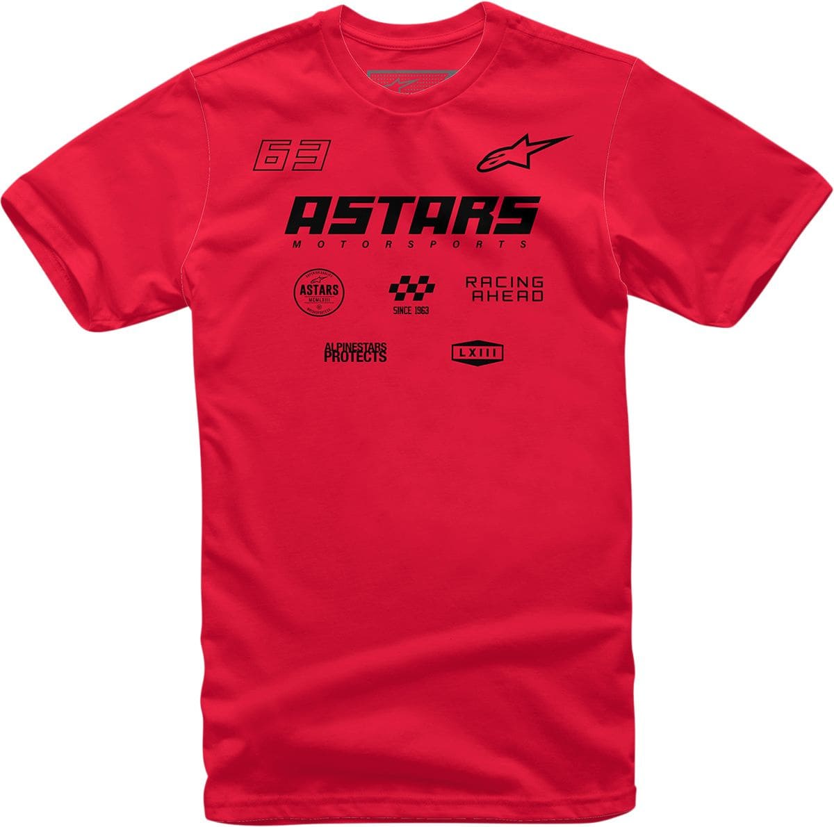 ALP303020915 Alpinestars Multi Race T-shirt red 2XL