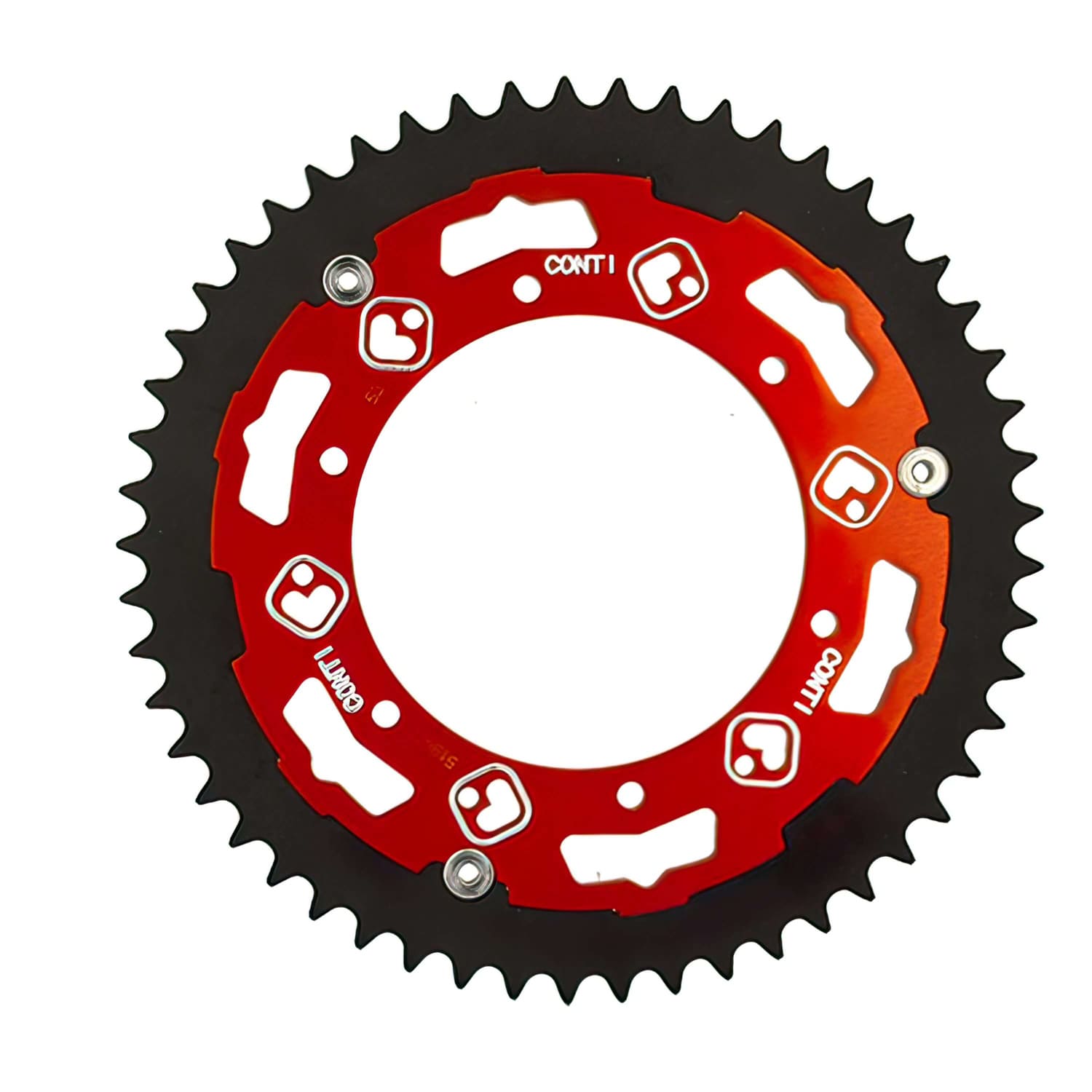 CGN513622 Corona bi-métal rosso 53 denti - 420 Conti CHR Aprilia SX 50, COD: CGN513622