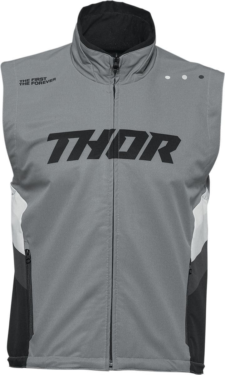 TH28300600 Gilet Warmup Thor grigio/nero 3XL