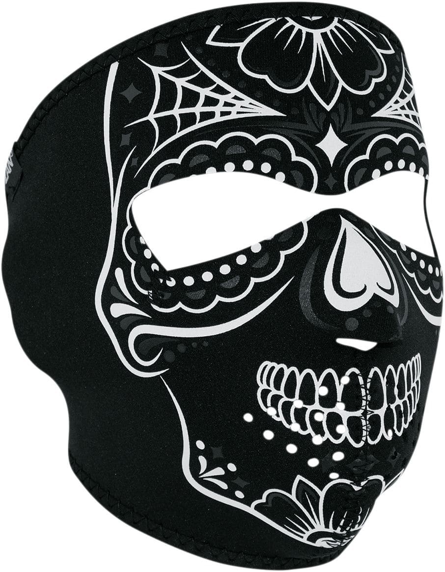 ZAN25030392 Mascherina neoprene Zanheadgear Calavera