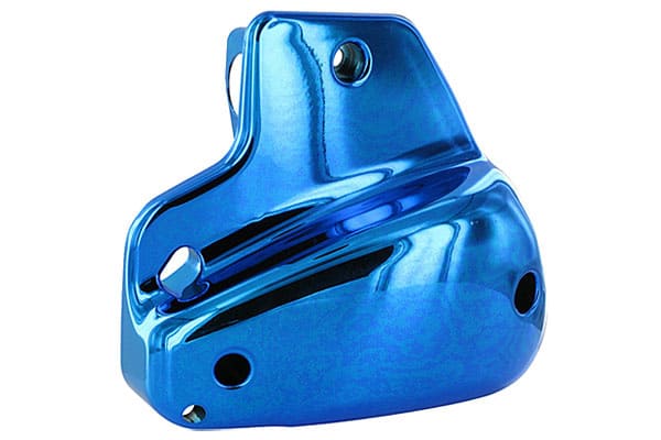 STR-395.75/BL Coperchio Scatola Filtro Aria STR8, Peugeot Speedfight, blu anodizzato, COD: STR-395.75/BL
