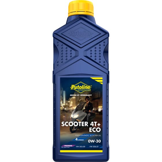 CGN497093 Olio motore 4T 0W30 Putoline Scooter 4T+ ECO START AND STOP 100% sintetico 1L, COD: CGN497093