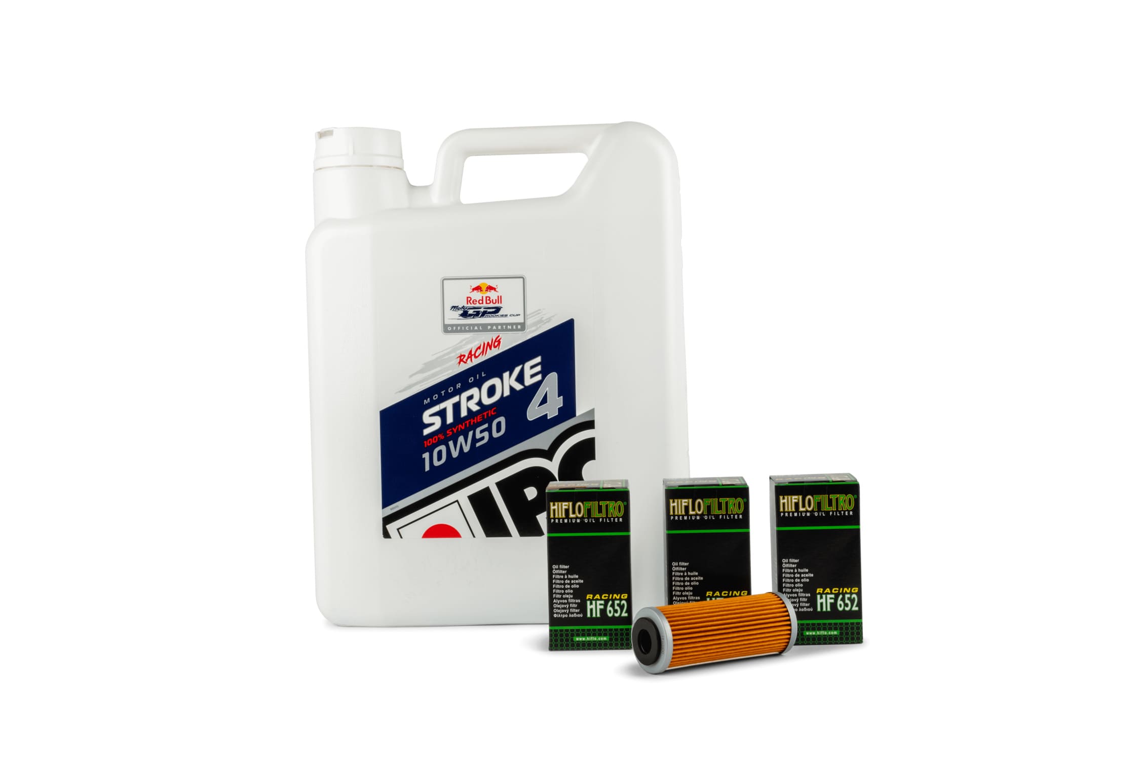 HF652/PACK05 Kit cambio olio (3 filtri) Ipone 10W50 Racing 450 SXF / FC / MC, COD: HF652/PACK05