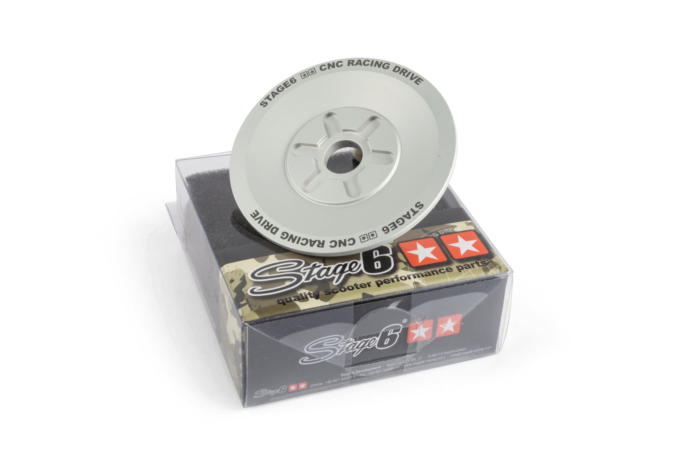 S6-5119500 Semipuleggia Fissa Stage6 CNC RACING Drive, CPI (Asse 16mm)