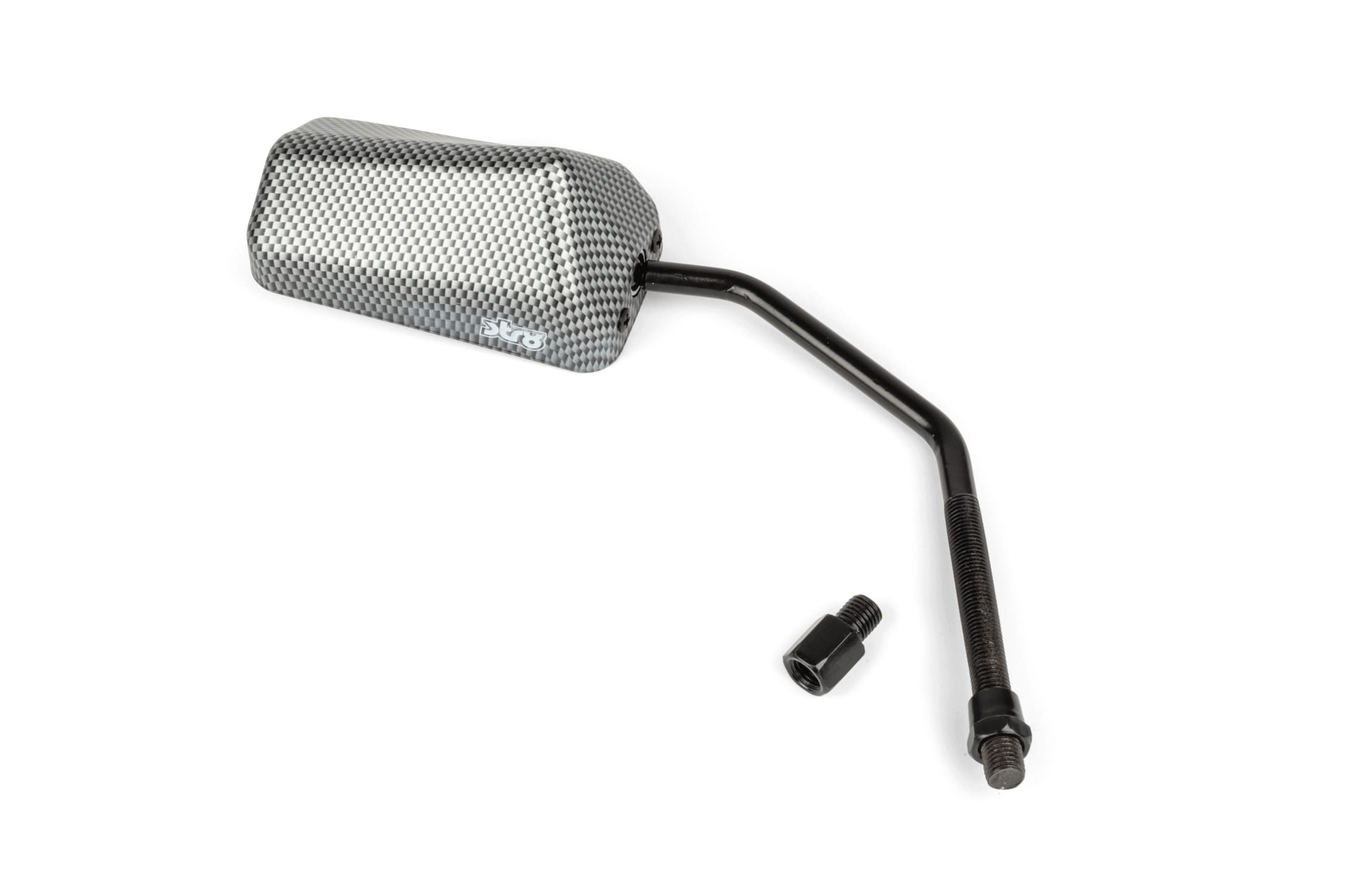 STR-250.09/CA Specchietto F1 destra / sinsitra filettatura destra D.10mm carbone opacao, COD: STR-250.09/CA