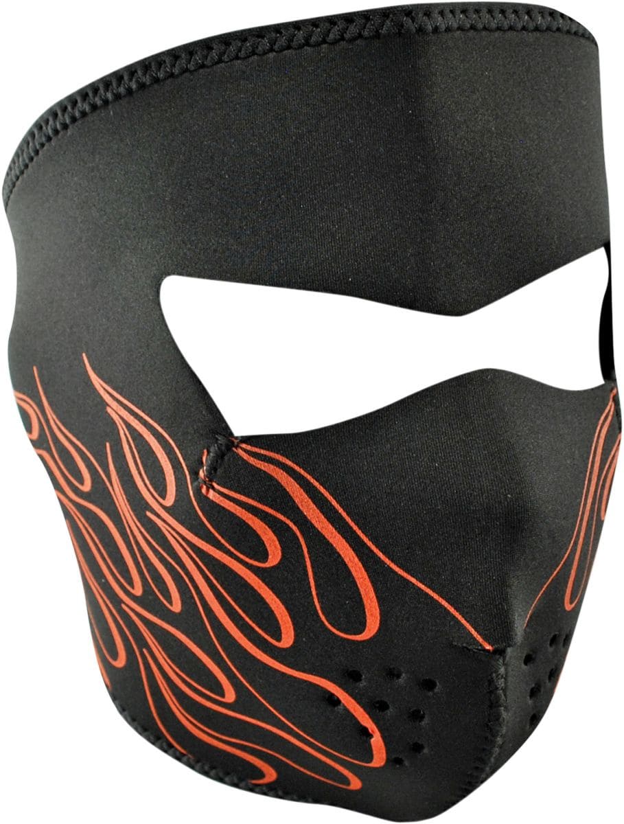 ZAN2503-0108 Orange Flames Mask