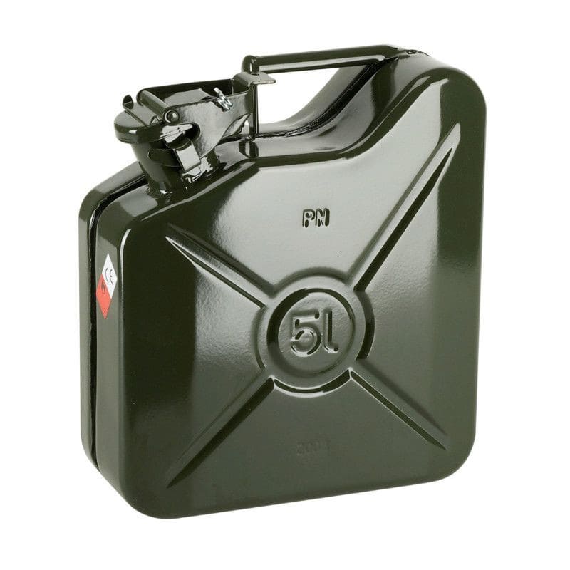 PR168260 Pressol Metal Petrol Can Army Green 5L