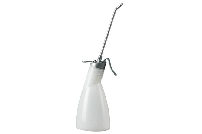 PR168315 Lattina olio Pressol polietileno con pompa trasparente becuccio rigido 165mm / 300ml, COD: PR168315