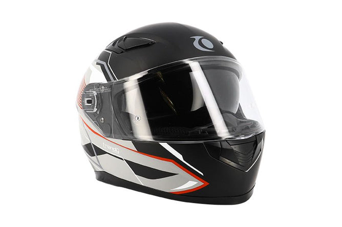 CGN515423 Casco integrale visiera doppia Trendy T-604 Chactas grigio/nero/rosso opaco S - Billaricambi SRLS