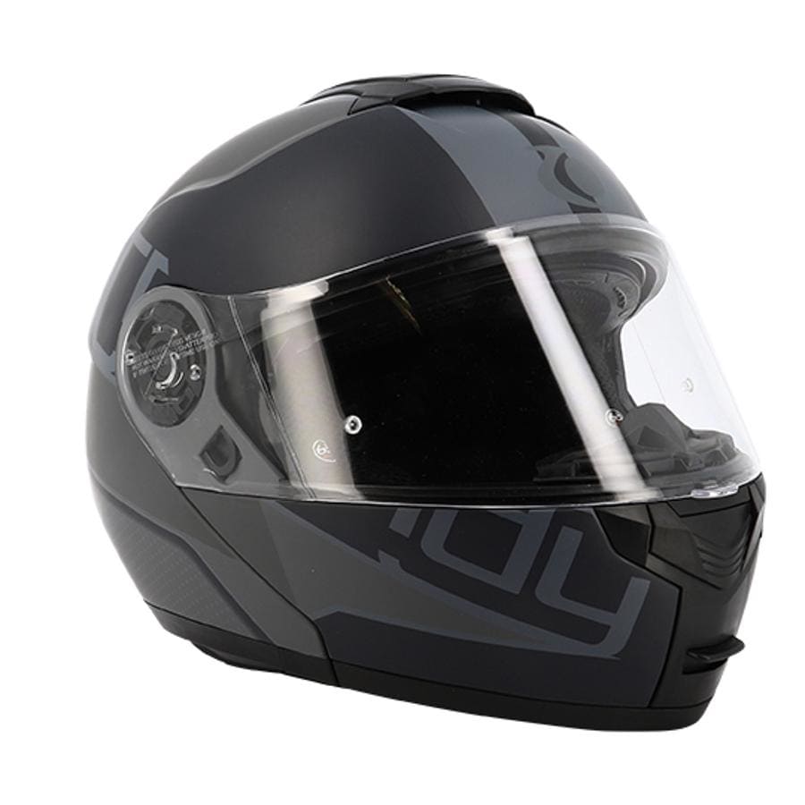CGN515439 Casco modulable visiera doppia Trendy T-704 Zunis grigio/nero opaco XXL, COD: CGN515439