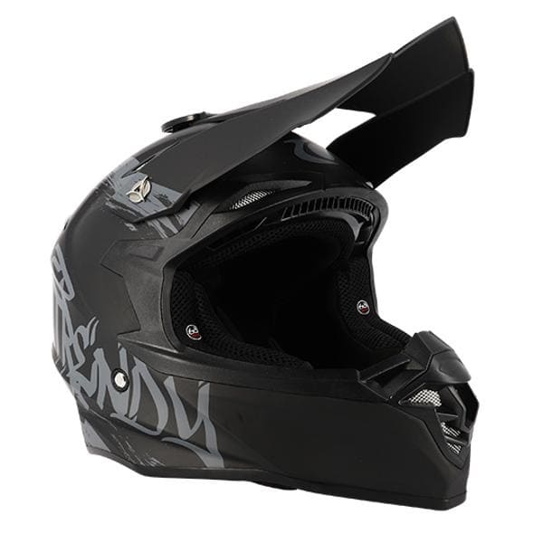 CGN515457 Casco cross Trendy T-904 nero/grigio opaco XXL, COD: CGN515457
