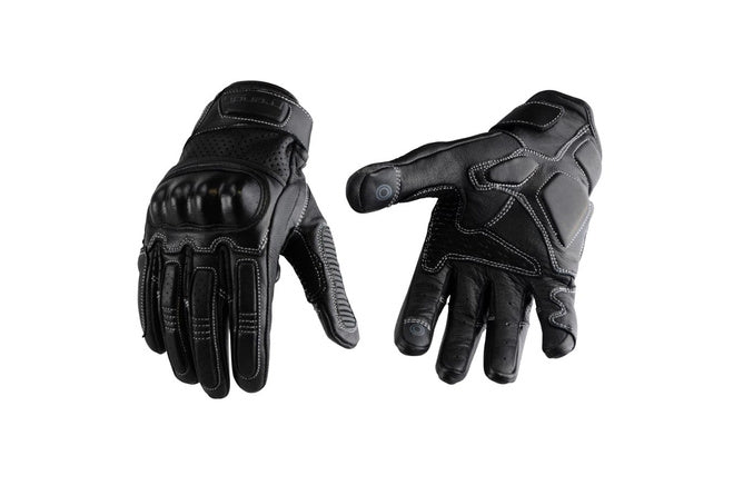 CGN507902 Guanti estivi Trendy GT GT525 Acre cuoio nero M - Billaricambi SRLS