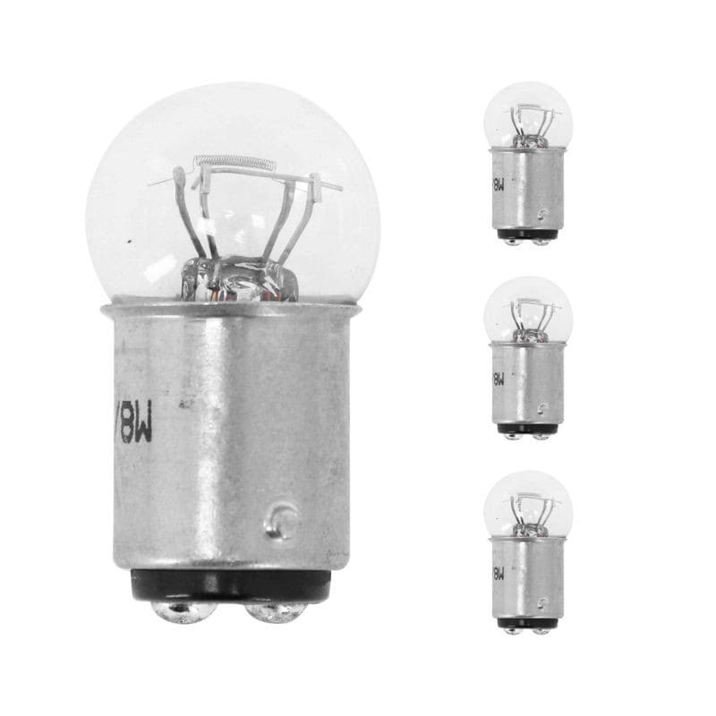STR-808.60/WH Lampadina (x4) 12V - 23/8W BAY15D (P23/8W) bianco, COD: STR-808.60/WH