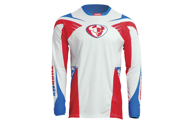 TH29106912 Maglia cross Thor Pulse 04 Limited Edition rosso / bianco / blu SM