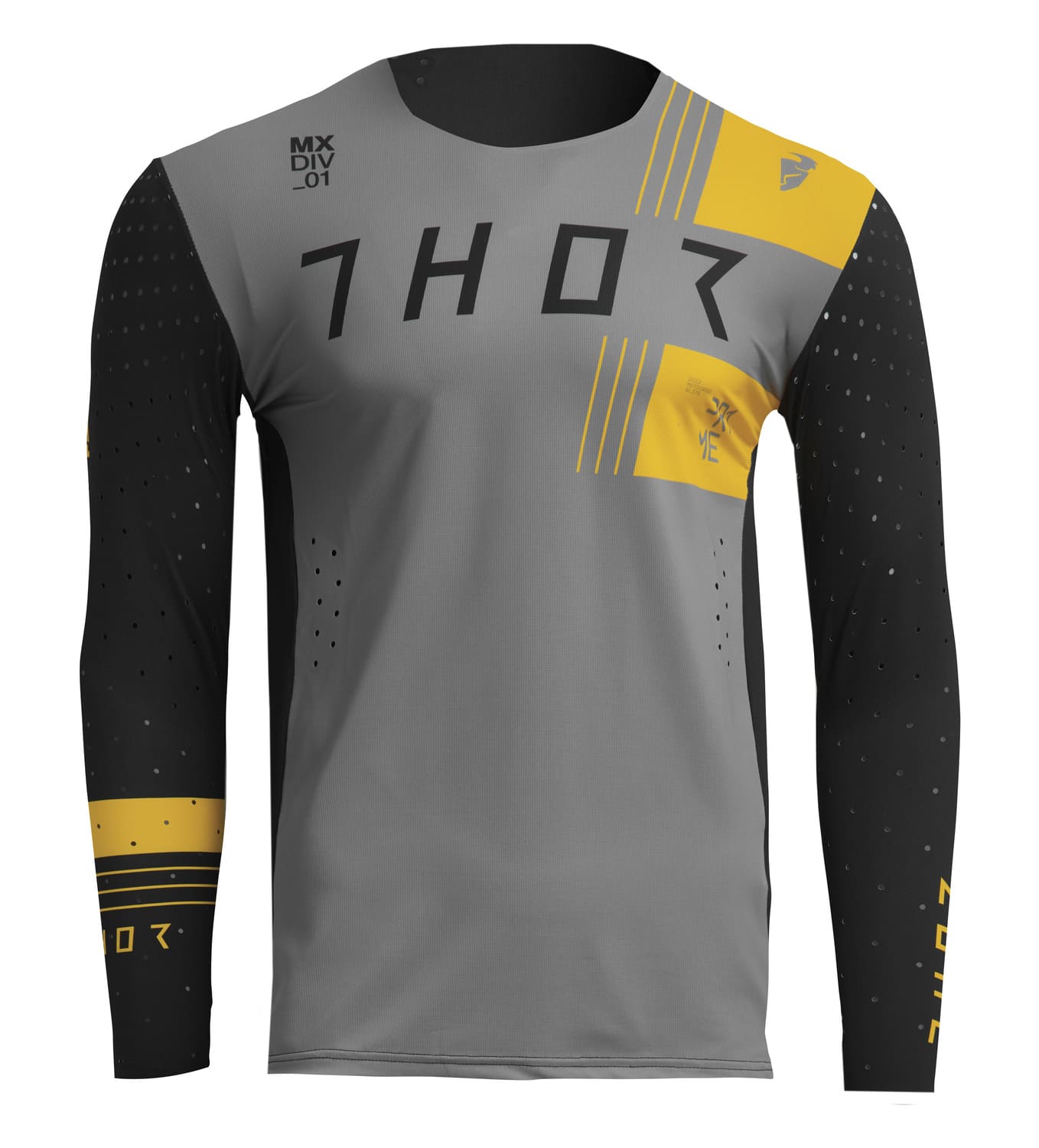 TH29106939 Thor Strike Cross Jersey Black / Yellow XXL