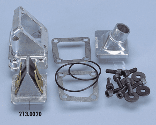 215.0300 collettore aspirazione polini d.12/15 peugeot 103 lamellare
